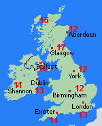 Forecast Fri May 03 United Kingdom